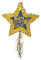 Boland 53253 - Zieh-Pinata Boy or Girl, Größe 44 x 44 x 8 cm, Gold-Schwarz, Geburt, Baby-Party, Dekoration, Geschenk