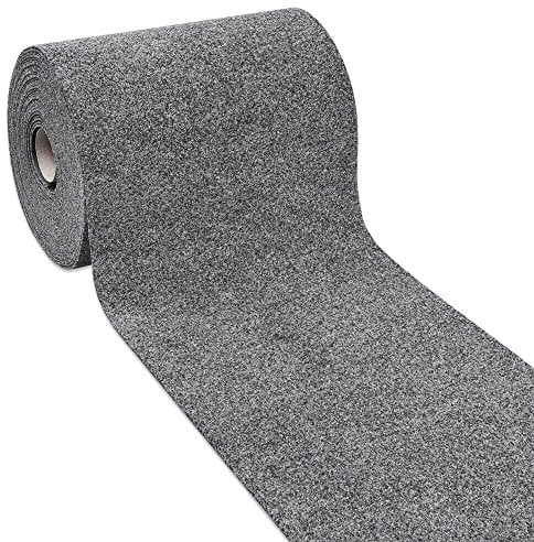 emmevi Passatoia Al Metro H50 Cm Su Misura Tappeto Cucina Moquette Ingresso Antiscivolo mod.CORSIA GRIGIO
