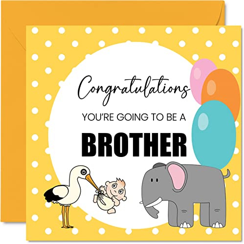 New Baby Card Unisex, Baby Announcement Brother | Congratulations Cards Newborn, Well Done Congrats New Cards, Welcome To The World Home Gifts