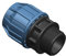 vers. Anschlüsse 40mm PE Rohr Kunststoff Fitting PP Klemmverbinder (Anschlussverschraubung 1 1/4 AG)