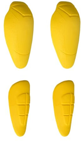 Texpeed Motorcycle Aramid Jeans Knee and Hip Armour Protection Pads - Motorbike Biker (CE Level 2) Approved Protection Inserts
