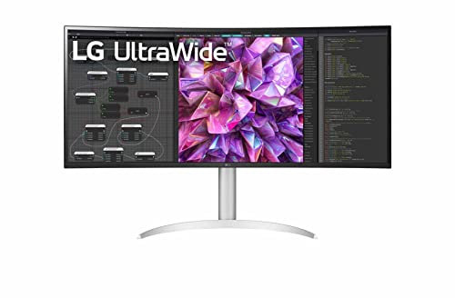 LG 38WQ75C-B - Monitor UltraWide Ultrapanorámico 38 pulgadas, 21:9, Panel IPS:3840x1600, 300cd/m², 1000:1, DCI-P3 >95%, diag. 95.3cm, entr: HDMIx2, DPx1; 2PBP, Inclinación Ajustable, Blanco
