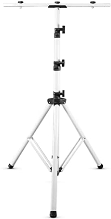 Meine Orangerie - Stativ für LED-Pflanzenlampen | weiss | einfache Befestigung ohne Werkzeug | bis 2m höhenverstellbar | stabile Ausführung