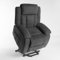DUPI Sillón Relax Eléctrico California | Elevable y Reclinable | Levanta Personas | Tela 100% Poliéster | Fácil Montaje | Sistema Antivuelco, (Gris)