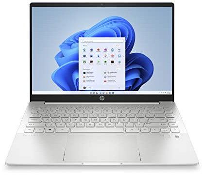 HP Pavilion Plus 14-eh1001sl Intel Evo, Intel Core i5-1340P, RAM 16 Go DDR4, SSD 512 Go, Intel Iris XE intégré, écran IPS Anti-reflet, résolution 2,2 K, Wi-FI, Ble, Webcam 5 MP, Windows 11, Argent