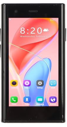 Mini Smartphone 3G 3 Pouces, Quad Core Ultra Fin, 2 Go de RAM, 16 Go de ROM, Petit Téléphone Portable pour8.1, 854 X 480, Double Caméra, Compact et Portable, Téléphone de Secours