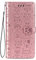 Fertuo Coque pour Redmi Note 14S / Note 13 Pro 4G / POCO M6 Pro, Antichoc Portefeuille Étui Housse en Cuir à Rabat avec Porte Carte, Chiusura Magnetica [Motif de Chat Chien] Flip Cover Case, Or Rose