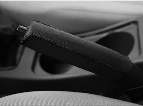 Auto Handbremsen-Abdeckung Für Skoda Roomster/Yeti/Yeti Outdoor 5L/5L Facelift 2006-2017, Leder Handbremsengriffe SchutzhüLle Rutschfeste Griff Protector Abdeckung Handbremse Zubehör