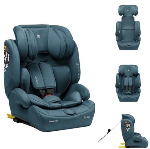 Kikkaboo Kindersitz I-Bronn i-Size (76-150cm) Isofix, Top Tether, Kissen, Gurt grün