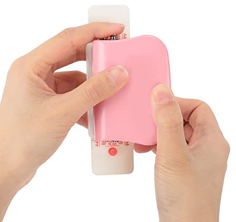 Perforateur de Bureau à 6 Trous, Perforateur de Papier Métallique A4/A5/B5, Poinçonnage Manuel de Trous avec Boîte à Ferraille pour Fichiers de Rapports