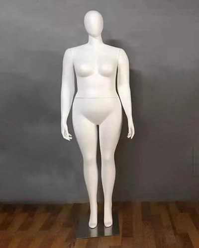 Schaufensterpuppe Dicke Frau Schaufensterpuppen-Kleiderform Übergröße, Große Stehende Torsopuppe Weiß, Regal Mannequin-Körperstand, Modellpuppen Einkaufen ( Color : Style1 )