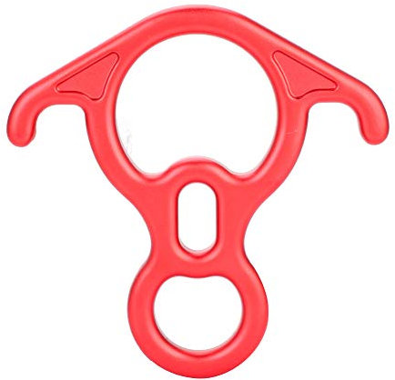 HERCHR 50KN Rettungsfigur Klettern Sicherungs- Und Abseilgerät Sicherungsgerät Aluminiumlegierung Takelageplatte Klettersicherungsausrüstung