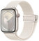 Easuny Loop Correa Compatible con Correas Apple Watch 45mm 44mm 42mm 49mm, Trenzado Nylon Band Sport Elástico Correa para Apple Watch SE/iWatch Series 9 8 7 6 5 4 3 2 1 Ultra 2/Ultra, Blanco Estrella