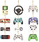ZZHBSR Diamond Painting Schlüsselanhänger 12PCS DIY Diamanten painting Anhänger Set Game Controller 5D Doppelseitig Diamant Malerei Schlüsselbund,kreativ set für erwachsene Basteln für Anfänger