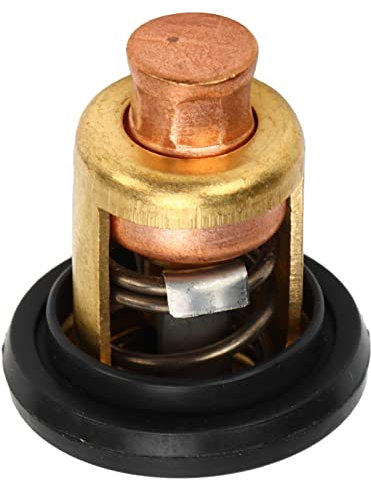 ANKROYU Boat Motor Thermostat, Copper Marine Thermostat, Boat Replacement Thermostat, Multifunction Marine Engine Cooling Thermostat for Boat