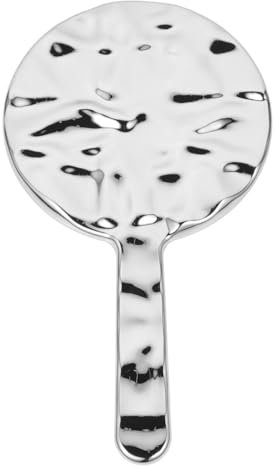 Cabilock Galvanik Make Up Spiegel Tischzubehör Tragbarer Kosmetikspiegel Reise Make Up Spiegel Kosmetikspiegel Mit Lichtern Handspiegel Beleuchteter Make Up Spiegel Retro