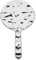 Cabilock Galvanik Make Up Spiegel Tischzubehör Tragbarer Kosmetikspiegel Reise Make Up Spiegel Kosmetikspiegel Mit Lichtern Handspiegel Beleuchteter Make Up Spiegel Retro
