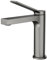 EMKE Robinet de Salle de Bain Anthracite, Mitigeur Lavabo en Laiton Massif, Cartouche Céramique, Installation Facile, Économiseur d’Eau, 195x173x46 mm