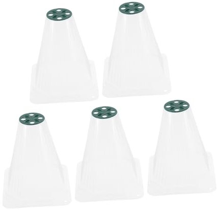 Toddmomy 5stücke Gartenglocken Schneckenschutz Pflanzenglocken Frostschutz Wiederverwendbare Glasabdeckung Schutz Pflanzenschutz Garten-Sonnenschutz Gartenglocke Pflanzenabdeckung