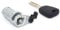 MEXWLOP Barillet DE Serrure DE Porte Gauche avec Une CLÉ avec RAINURE, for Peugeot, 307 Serrure de Porte de Voiture
