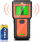 8-in-1 Stud Finder Wall Scanner with LCD Display & Audio Alert – Detects Wood, Metal, AC Wires, Pipes, Joists – Wall Detector with Bubble Level & Ruler for Home DIY & Professional Use