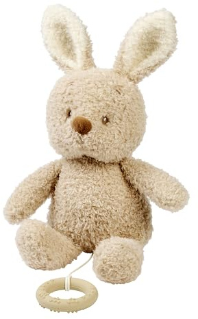 Nattou Spieluhr, Baby-Kaninchen, Wiegelied «La-Le-Lu», Mit Ring, 100% Polyester, Teddy, Sand