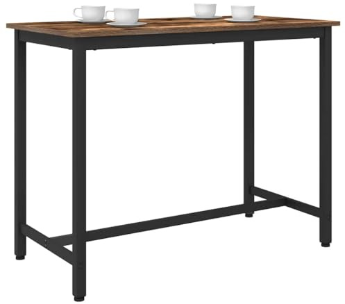 vidaXL Tisch Geräucherte Eiche 100 x 50 x 76,5 cm