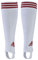adidas Socken mit Gummizug 3-Streifen, White/Power Red, 44-46