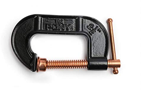 Pony Jorgensen Pony POJ102 C-Klemme, 6,4 cm, Schwarz