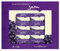 Confezione da 5 porzioni individuali di marmellata di ribes nero Lichfields 20 x 20 g