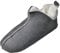 Hollert Lammfell Hausschuhe - Bali Fellschuhe Lederschuhe Bettschuhe Schuhgröße EUR 42, Farbe Grau/Weiß