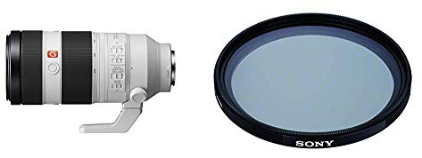 Sony SEL-100400GM G Master Super Telezoom Objektiv (100-400 mm, F4.5-5.6, OSS, Vollformat) weiß + V F-77CPAM2 Mehrfach beschichteter Schutzfilter + VF77MPAM.AE Carl Zeiss T Schutzfilter (77mm)