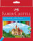 3er Pack Faber-Castell 111224 - Farbstifte CASTLE Hexagonal, 24er Kartonetui