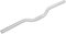 Keenso Fahrradlenker, Aluminium Mountainbike Rennrad Fixed Gear Bar Lenker 25,4 mm × 520 mm(Silber)