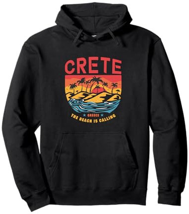 Kreta Griechenland Souvenir Sommer Strand Crete Greece Pullover Hoodie