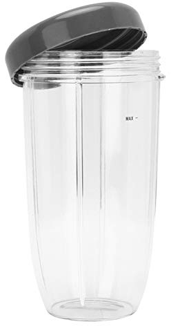 Kit de accesorios para taza Nutribullet y tapa resellable Kit de piezas de repuesto para licuadora de 32 oz / 24 oz / 18 oz de repuesto(Big cup 32Oz)