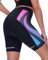 Sportneer Calzoncini Imbottiti da Ciclismo Asciutto Sudore Assorbente Volatilità Mutande Confortevole 4D Pantaloncini da Ciclismo per Donna Taglia