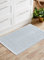 IVY Washable Door Mat Kitchen Mats Non Slip Greek Key Design Kitchen & Hall Runners Doormats, Silver, 60x110 cm