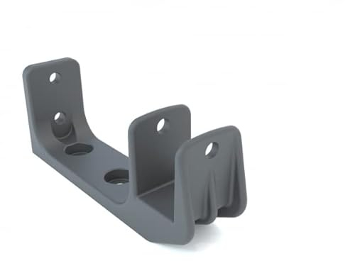 Leudus Decken Wandhalterung LUP059 für Markise mit Befestigung Aluminium/Stahl Kombihalterung (40mm, 1-Stück, grau, aluminium)