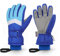 Homord Handschuhe Kinder, Wasserdicht Skihandschuhe Kinder Winterhandschuhe für Jungen und Mädchen, Warme Atmungsaktiv Schneehandschuhe Winter Thinsulate Fingerhandschuhe für 4-13 Jahre