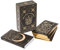 Mystische Goldfolie und schwarze Tarotkarten mit Anleitung für Anfänger und fortgeschrittene TarotLeser; großes TarotDeck mit umfangreichem Leitfaden der symbolischen Bedeutungen der vergangenen
