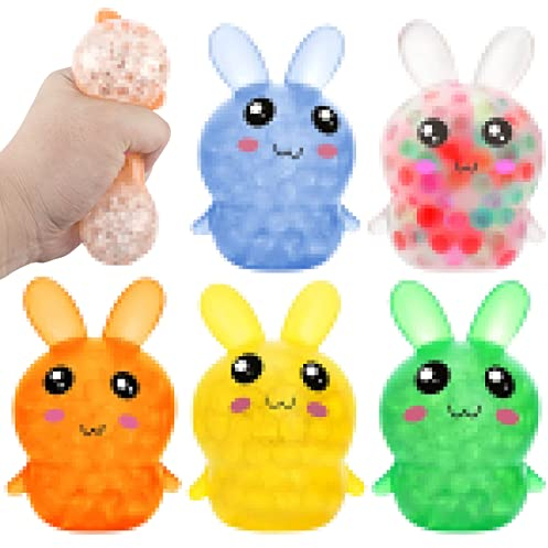 Anti Stress Bälle Ostern, Kinderspielzeug, Eva-Schaumstoffball, Osterhase in Form Eines Spielzeugballs, Tressball in Ostereier, Stress Relief Spielzeug,Anti Ängste Spielzeug Ostergeschenke für Kinder