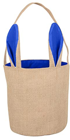 Osterhase Tasche Kinder Osterkörbchen Osternest Ostereier Korb Bunte Ostern Tasche mit Hasenohren Stoffkorb Jungen Mädchen Geschenktasche