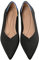 MACHSWON Women’s Ballet Dressy Flats Pointed Toe Knit Dress Shoes Slip On Casual Foldable Ballerina Walking Shoes (Black, Size 5.5)