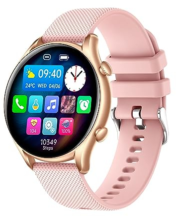 Impermeable, Elegante, Deportivo, Robusto Smartwatch myPhone Watch EL Rosa para Mujer con una Gran batería de hasta 10 días