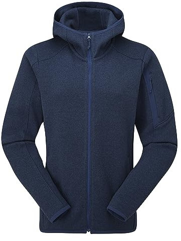 Rab Women's Ryvoan Hoody Full-Zip Fleece Coat for Trekking & Casual Use - Deep Ink - 12