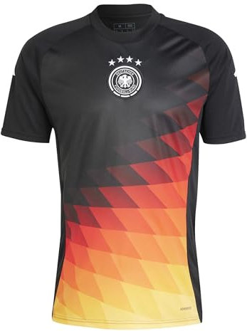 adidas Herren Deutschland 2024 Pre-Match Shirt, Schwarz, M