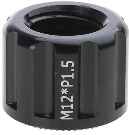 Jiqoe Fahrradnaben Rohrwellen Spießkappe Fahrräder Steckachsen Schraubenmutter Aluminiumlegierung Fahrrad Radflansche Achsenmutter Ersatz Fahrradgabel Schnellspannmutter M15-Gewinde Achsenmutter