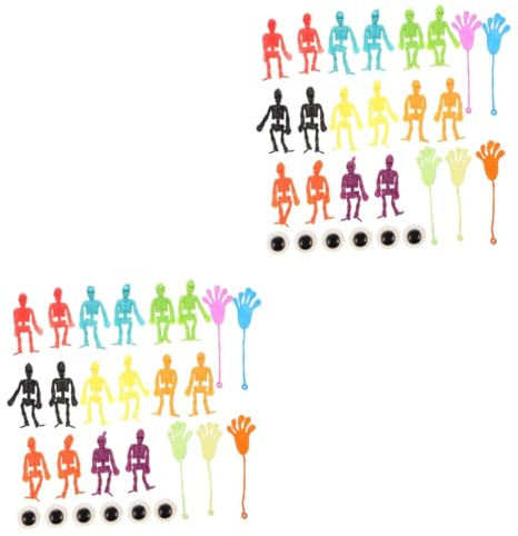 Abaodam 54stücke Teiliges Realistische Schädel Deko Für Halloween Und Partys Gruselige Requisiten Für Unvergessliche Feiern Und Schaurige Atmosphären