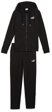 PUMA Damen Metallic Hooded Sweat Suit TR op Gestrickte Anzüge, PUMA Black,